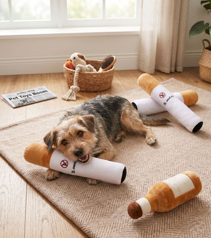 Pofito Peluş Sigara Yastık — Köpekler İçin Dev Boy Oyuncak